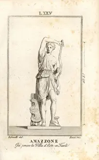 Phidias: Statue of an Amazon female warrior by Phidias