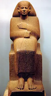 Folds: Statue of Ankhrekhu. Egypt