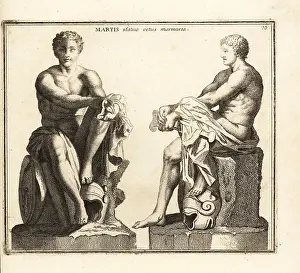 Il Cannetti: Statue of Ares/Mars, god of war, by Scopas
