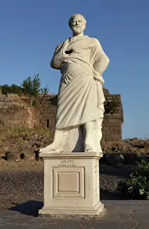 Behram: Statue of Aristotle, Assos, Turkey