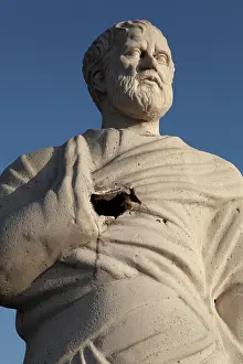 Behram: Statue of Aristotle, Assos, Turkey