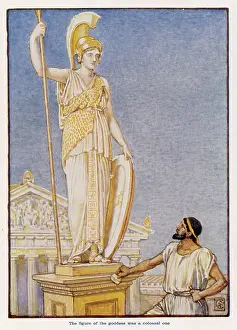 Parthenos: STATUE OF ATHENE