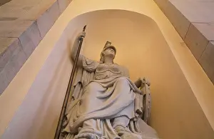 Brandebourg: Statue, Brandenburg Gate, Berlin, Germany