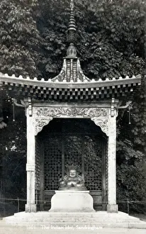 Keppel: Statue of Buddha in the grounds of Sandringham, Norfolk