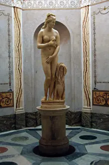 Aphrodite: Statue of Capitoline Venus. Marble. Capitoline Museums. Rome