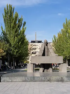Granite: Statue, Cascade, Yerevan, Armenia