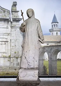 Habit: Statue, Charterhouse of Serra San Bruno, Calabria, Italy