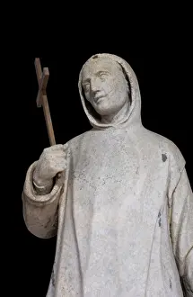 Habit: Statue, Charterhouse of Serra San Bruno, Calabria, Italy