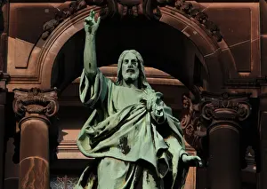 Museuminsel: Statue of Christ, Berliner Dom, Berlin, Germany