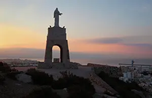 Almeria: Statue of Christ, San Cristobal Hill, Alcazaba