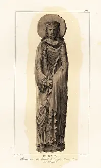 Treuttel And Wurtz: Statue of Clovis I (c.466-511), first king of the Franks