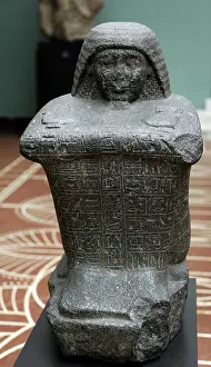 Carlsberg: Statue-cube on diorite. Treasury of Sethi I