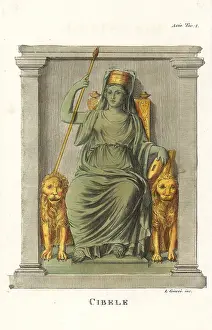Giarrè: Statue of Cybele, the earth mother goddess