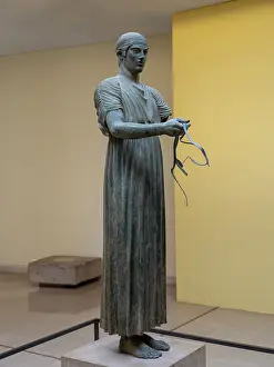 Parnassus: Statue, Delphi Archaeological Museum, Delphi, Greece