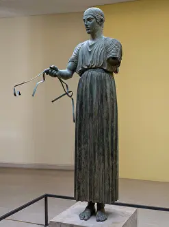 Parnassus: Statue, Delphi Archaeological Museum, Delphi, Greece