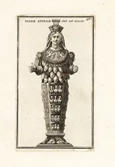 Castellated: Statue of Diana of Ephesus or Artemis of Ephesus