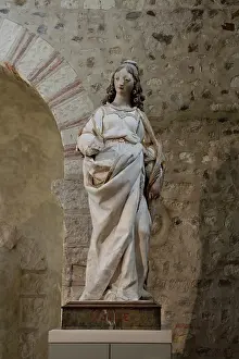 Biardeau: Statue, Eglise Saint-Martin d'Angers, Angers, Maine-et-Loire