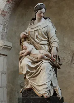 Vierge: Statue, Eglise Saint-Martin d'Angers, Angers, Maine-et-Loire