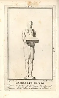 Capitolino: Statue of an Egyptian priest in headdress