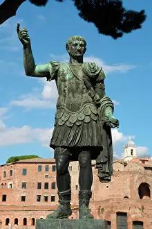 Nerva: Statue of Emperor Trajan, Rome, Italy