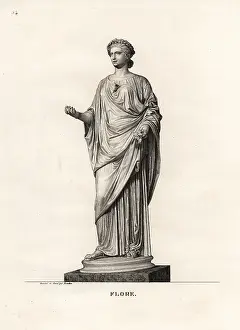 Flore: Statue of Flora, Roman goddess of flowers