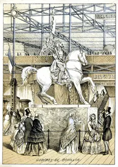 Godfrey: Statue of Godfrey de Bouillon at the Great Exhibition