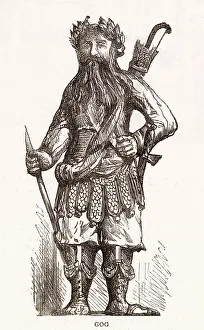 %mei: Statue of Gog at the Guildhall, London, 1884