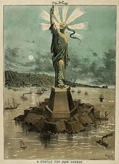Nativist: A Statue for OUR Harbor. 1881 Anti-Chinese