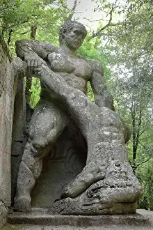 Labors: Statue of Hercules fighting Cacus, Garden of Bomarzo