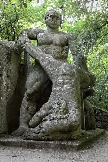 Labors: Statue of Hercules fighting Cacus, Garden of Bomarzo