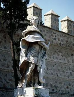 Jimenez: Statue of King Alfonso VI of Leon (1040-1109)