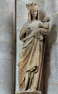 Doree: Statue of La Vierge Doree, Amiens Cathedral, Picardy, France