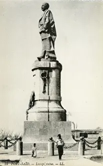 Plinth: Statue of Lesseps, Port Said, Egypt