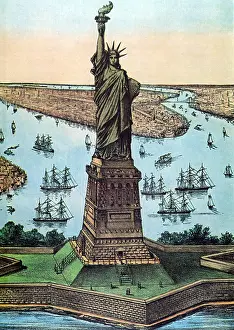 Robed: Statue of Liberty, 1884