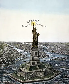 Bedloes: Statue of Liberty. Bartholdi Statue of ?