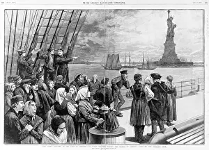 Steerage: Statue of Liberty. Welcome to the land of ?