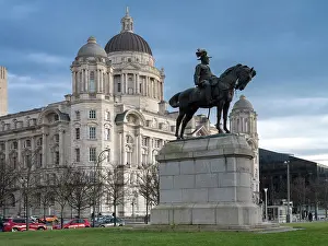 Statue, Liverpool, England