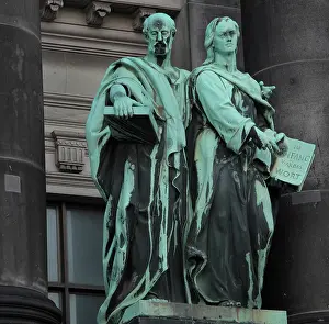 Museuminsel: Statue of Luke and John, Berliner Dom, Berlin, Germany