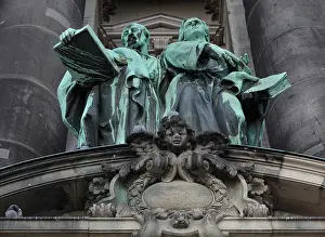 Museuminsel: Statue of Luke and John, Berliner Dom, Berlin, Germany