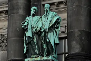 Museuminsel: Statue of Matthew and Mark, Berliner Dom, Berlin, Germany