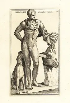 Meleager: Statue of Meleager, mythical hero of Aetolia