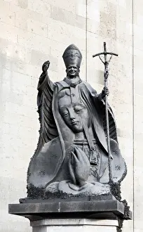 Blessed: Statue, Metropolitan Cathedral, Mexico City, Mexico