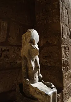 Meryamun: Statue, Migdol Tower, Temple of Ramesses III, Medinet Habu