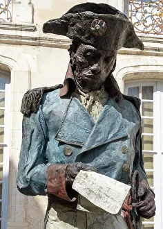 Fleuriau: Statue, Musee du Nouveau Monde, La Rochelle, France