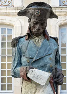 Fleuriau: Statue, Musee du Nouveau Monde, La Rochelle, France
