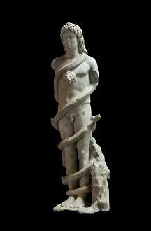 Kronos: Statue, Museo Nacional de Arte Romano, Merida, Extremadura