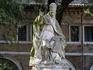 Clement: Statue, National Museum of Ravenna, San Vitale monastery