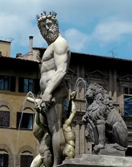 Signoria: The statue of Neptune, known