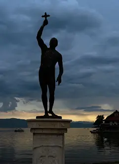 Phoenicians: Statue, Ohrid, North Macedonia