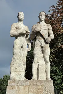 Olympiagelande: Statue, Olympiapark Berlin, Berlin, Germany